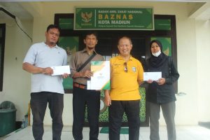 BADAN AMIL ZAKAT ( BAZNAS ) KOTA MADIUN KEMBALI LUNCURKAN BEASISWA SATU KELUARGA SATU SARJANA ( SKSS )